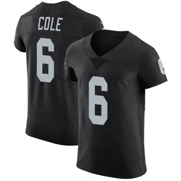 Nike AJ Cole Men's Elite Las Vegas Raiders Black Team Color Vapor Untouchable Jersey