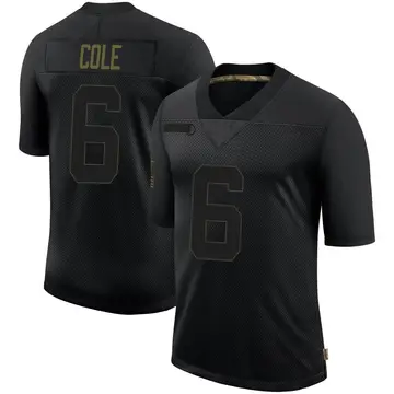 Nike AJ Cole Men's Limited Las Vegas Raiders Black 2020 Salute To Service Jersey