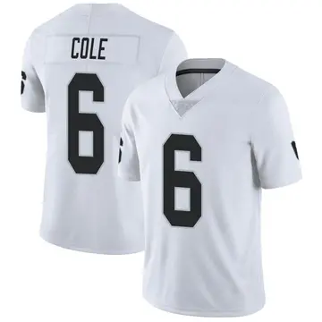 Nike AJ Cole Men's Limited Las Vegas Raiders White Vapor Untouchable Jersey