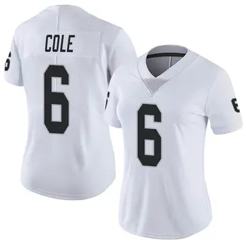 Nike AJ Cole Women's Limited Las Vegas Raiders White Vapor Untouchable Jersey