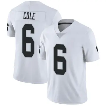 Nike AJ Cole Youth Limited Las Vegas Raiders White Vapor Untouchable Jersey