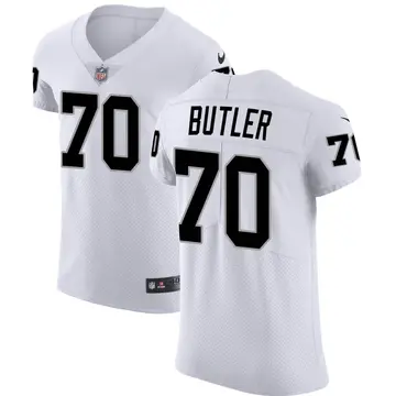 Nike Adam Butler Men's Elite Las Vegas Raiders White Vapor Untouchable Jersey