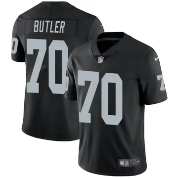 Nike Adam Butler Men's Limited Las Vegas Raiders Black Team Color Vapor Untouchable Jersey