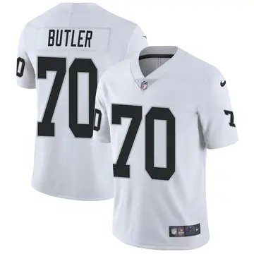 Nike Adam Butler Men's Limited Las Vegas Raiders White Vapor Untouchable Jersey