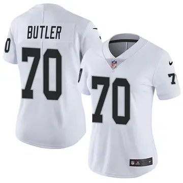 Nike Adam Butler Women's Limited Las Vegas Raiders White Vapor Untouchable Jersey
