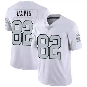 Nike Al Davis Youth Limited Las Vegas Raiders White Color Rush Jersey