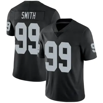 Nike Aldon Smith Men's Limited Las Vegas Raiders Black Team Color Vapor Untouchable Jersey