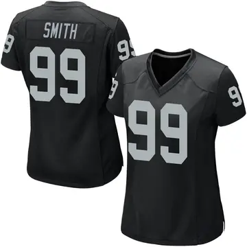 Nike Aldon Smith Women's Game Las Vegas Raiders Black Team Color Jersey