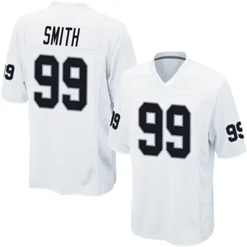 Nike Aldon Smith Youth Game Las Vegas Raiders White Jersey