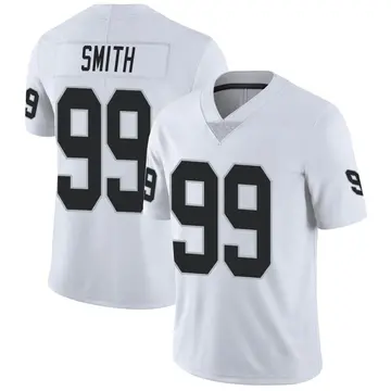 Nike Aldon Smith Youth Limited Las Vegas Raiders White Vapor Untouchable Jersey