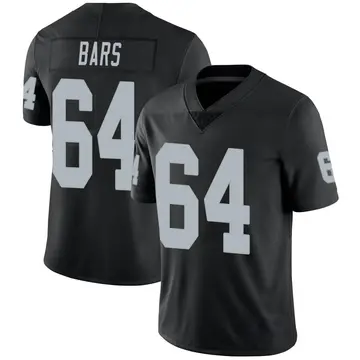 Nike Alex Bars Men's Limited Las Vegas Raiders Black Team Color Vapor Untouchable Jersey