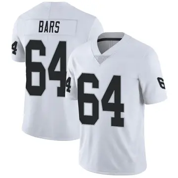 Nike Alex Bars Men's Limited Las Vegas Raiders White Vapor Untouchable Jersey