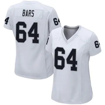 Nike Alex Bars Women's Game Las Vegas Raiders White Jersey