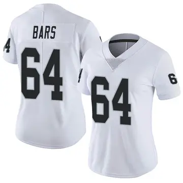Nike Alex Bars Women's Limited Las Vegas Raiders White Vapor Untouchable Jersey