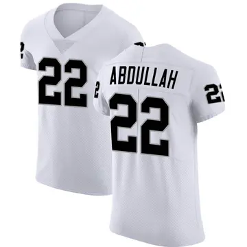 Nike Ameer Abdullah Men's Elite Las Vegas Raiders White Vapor Untouchable Jersey