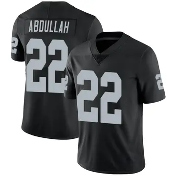 Nike Ameer Abdullah Men's Limited Las Vegas Raiders Black Team Color Vapor Untouchable Jersey