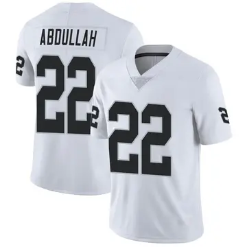 Nike Ameer Abdullah Men's Limited Las Vegas Raiders White Vapor Untouchable Jersey