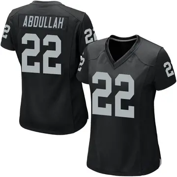 Nike Ameer Abdullah Women's Game Las Vegas Raiders Black Team Color Jersey