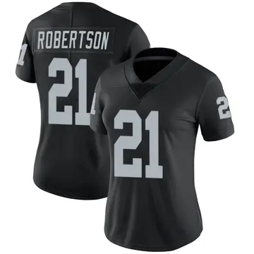 Nike Amik Robertson Women's Limited Las Vegas Raiders Black Team Color Vapor Untouchable Jersey