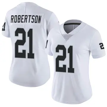 Nike Amik Robertson Women's Limited Las Vegas Raiders White Vapor Untouchable Jersey
