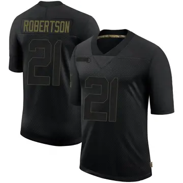 Nike Amik Robertson Youth Limited Las Vegas Raiders Black 2020 Salute To Service Jersey