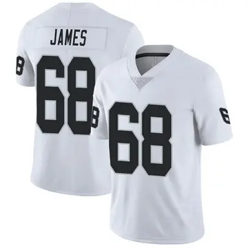 Nike Andre James Men's Limited Las Vegas Raiders White Vapor Untouchable Jersey