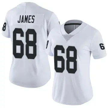 Nike Andre James Women's Limited Las Vegas Raiders White Vapor Untouchable Jersey