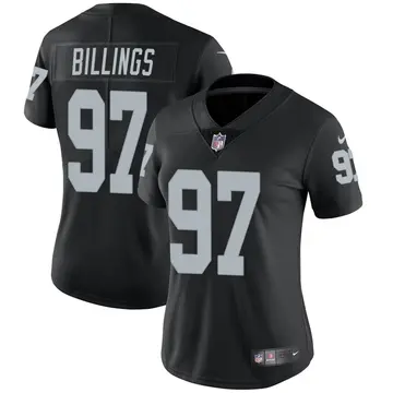 Nike Andrew Billings Women's Limited Las Vegas Raiders Black Team Color Vapor Untouchable Jersey