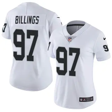 Nike Andrew Billings Women's Limited Las Vegas Raiders White Vapor Untouchable Jersey