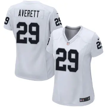 Nike Anthony Averett Women's Game Las Vegas Raiders White Jersey