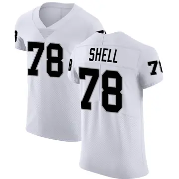 Nike Art Shell Men's Elite Las Vegas Raiders White Vapor Untouchable Jersey