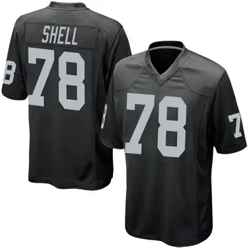 Nike Art Shell Men's Game Las Vegas Raiders Black Team Color Jersey