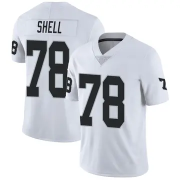 Nike Art Shell Men's Limited Las Vegas Raiders White Vapor Untouchable Jersey