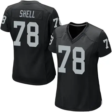 Nike Art Shell Women's Game Las Vegas Raiders Black Team Color Jersey