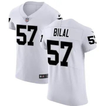 Nike Asmar Bilal Men's Elite Las Vegas Raiders White Vapor Untouchable Jersey