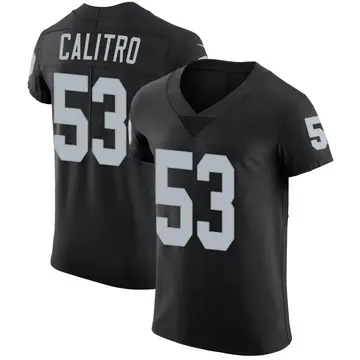 Nike Austin Calitro Men's Elite Las Vegas Raiders Black Team Color Vapor Untouchable Jersey