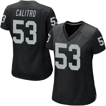 Nike Austin Calitro Women's Game Las Vegas Raiders Black Team Color Jersey