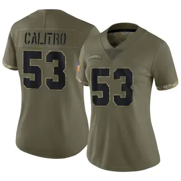 Nike Austin Calitro Women's Limited Las Vegas Raiders Olive 2022 Salute To Service Jersey