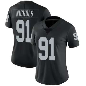 Nike Bilal Nichols Women's Limited Las Vegas Raiders Black Team Color Vapor Untouchable Jersey