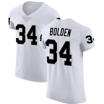 Nike Brandon Bolden Men's Elite Las Vegas Raiders White Vapor Untouchable Jersey