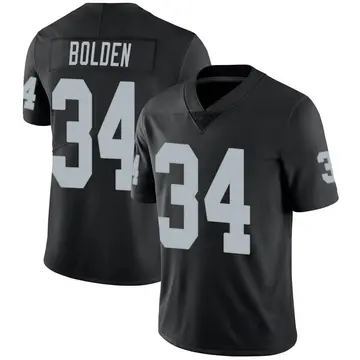 Nike Brandon Bolden Youth Limited Las Vegas Raiders Black Team Color Vapor Untouchable Jersey