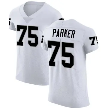 Nike Brandon Parker Men's Elite Las Vegas Raiders White Vapor Untouchable Jersey