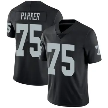 Nike Brandon Parker Men's Limited Las Vegas Raiders Black Team Color Vapor Untouchable Jersey