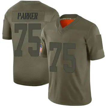 Nike Brandon Parker Men's Limited Las Vegas Raiders Camo 2019 Salute to Service Jersey