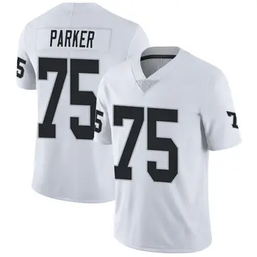 Nike Brandon Parker Men's Limited Las Vegas Raiders White Vapor Untouchable Jersey