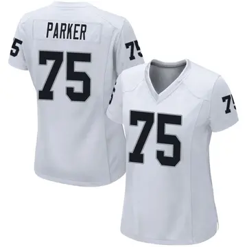 Nike Brandon Parker Women's Game Las Vegas Raiders White Jersey
