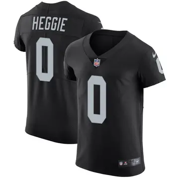 Nike Brett Heggie Men's Elite Las Vegas Raiders Black Team Color Vapor Untouchable Jersey