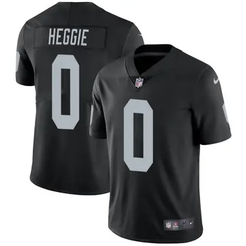 Nike Brett Heggie Men's Limited Las Vegas Raiders Black Team Color Vapor Untouchable Jersey