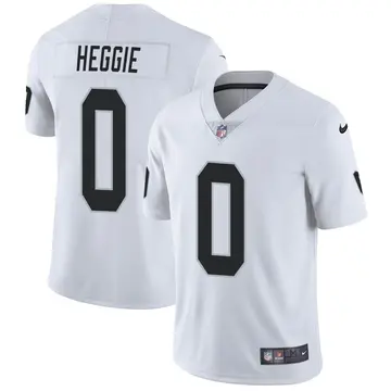 Nike Brett Heggie Men's Limited Las Vegas Raiders White Vapor Untouchable Jersey