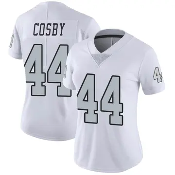 Nike Bryce Cosby Women's Limited Las Vegas Raiders White Color Rush Jersey